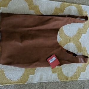Brown Mossimo vegan leather hobo